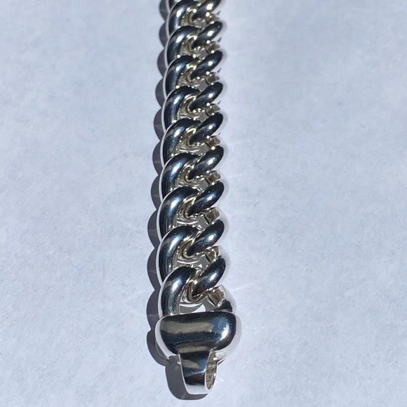 Arte d'Argento 925 sterling silver bold curb link bracelet⛓ - Picture 12 of 17